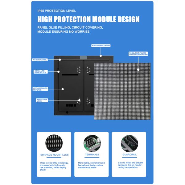 120 Inch 100 Inch Waterproof Outdoor LED Advertising Display Board Panel LED Screen Outdoor LED Video Wall