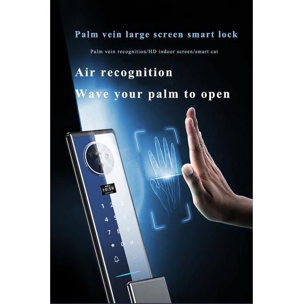 Smart Wi-Fi Door Lock Video Doorbell Keyless Entry Tuya App Compatible for Home Security