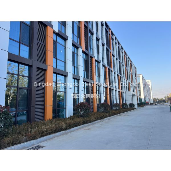 Low Cost Metal Structure Buildings Workshop Hangar Steel Frame Prefabricated