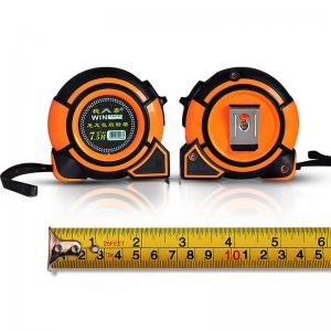 Buy cheap Nylon Coated Steel Tape Measure 7.5m 25ft Orange With Manual Lock product