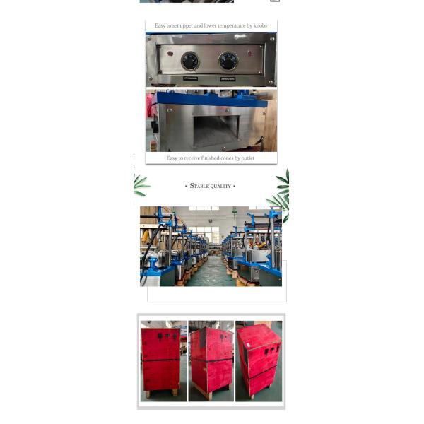 Customized Semi Automatic Chocolate Coating Cone Edible Coffee Cup Making Machine