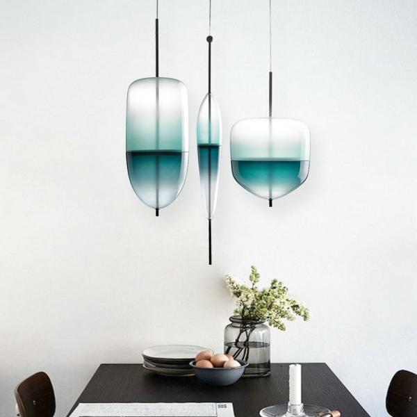 Modern Designer Stair Led Acrylic Pendant Lighting Chandeliers
