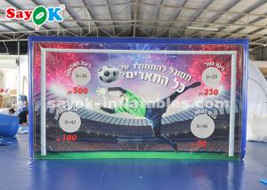 Buy cheap Inflatable Soccer Goal Durable Inflatable Sports Games PVC Tarpaulin Outdoor Shooting Door product