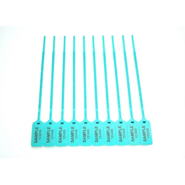 398N Tensile Strength Heavy Duty Plastic Seals For Tamper Evident Protection