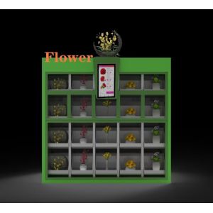 Buy cheap IP54 Bouquet Vending Machine 40 Bouquets Touch Screen Vending Machine product