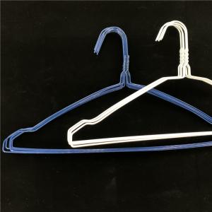 China Dry Cleaning Wire Coat Hangers , Lightweight Q195 Laundry Clothes Hanger on sale