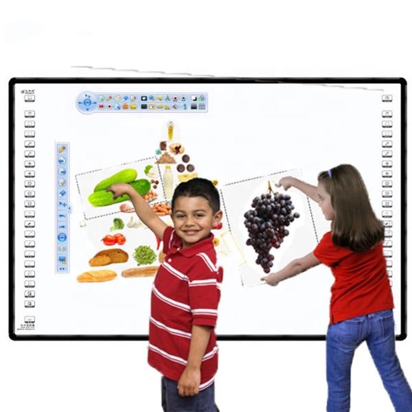 Electronic Education Interactive Whiteboard 84 Inch Infrared For Classroom