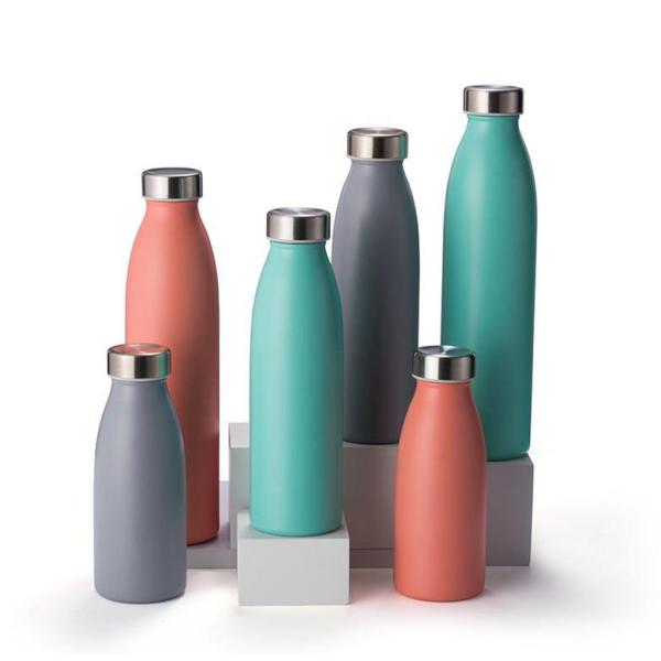 Various Models Customized Double 750ml Wall Stainless Steel Vacuum Flask Insulated Tumbler Small Mouth Water Milk Bottle
