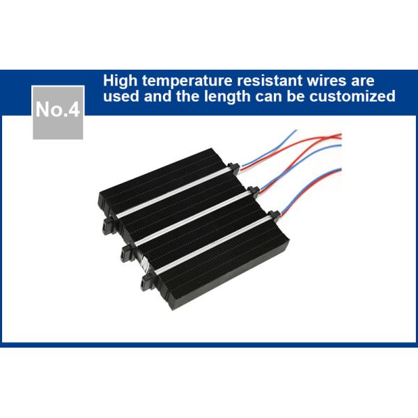 Compact Energy Efficient Rapid Heating Electric PTC Air Heater with Corrugated Aluminum Alloy Fin