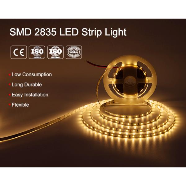 120LEDs 6000K 10w 12V SDCM 3 LED Strip with CE ROHS Certificate COB LED Flexible Strip