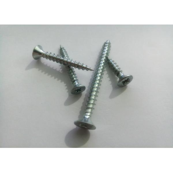 4mm Self Tapping Screws HCR40 Hardeness Cross Countersunk Head With Sharp Point