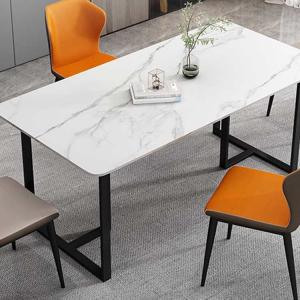China Square Slate Dining Table Set Furniture ODM OEM Large Backrest on sale