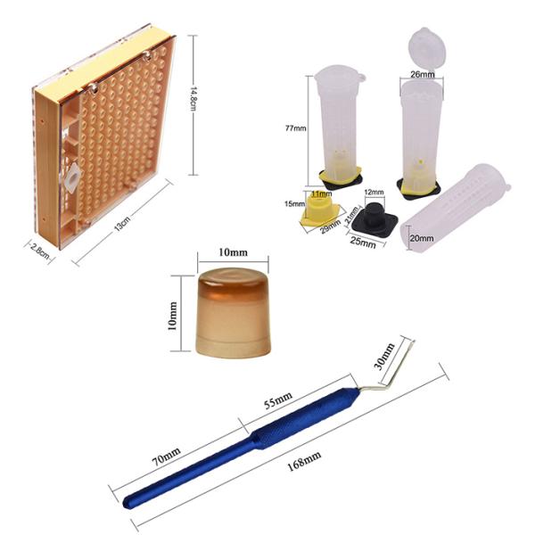 Apiary Beekeeping Tool Kit , Honey Bee Hive Accessories Plastic Material