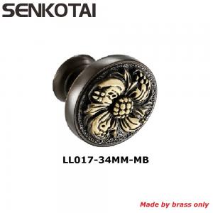 Buy cheap Antique Brass furniture knob for Cabinet Hardware Round Knob with Dia32mm,34mm,38mm product