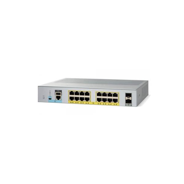 16 Port GigE 2 x 1G SFP LAN Lite Network Access Switches WS-C2960L-16TS-LL for Networking