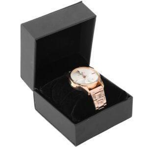 Buy cheap Velvet Wrist Watch Packaging Box Custom Size Accepted CMYK Offset Printing product