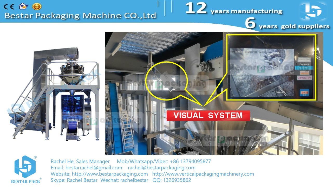 Buy cheap Automatic packing machine making plastic pouch customized weighing function with from wholesalers