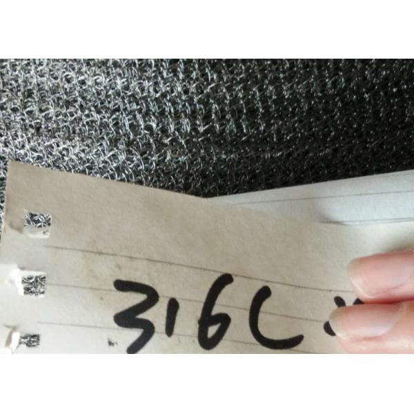 Durable 304 Stainless Steel Wire Mesh Demister Pad With Custom Shapes