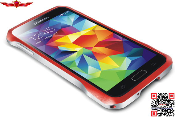 Unique Fashion Design Import Aluminum CNC Processing Bumper For Samsung Galaxy S5