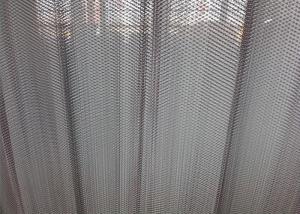 Buy cheap Metallic Coil Fireplace Mesh Curtain / Aluminum Coil Drapery Color Customized product