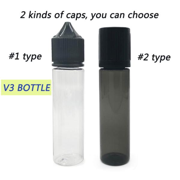 Transparent Pet E Liquid Bottle Soft Squeeze Empty Plastic Essential V3 Juice Bottle
