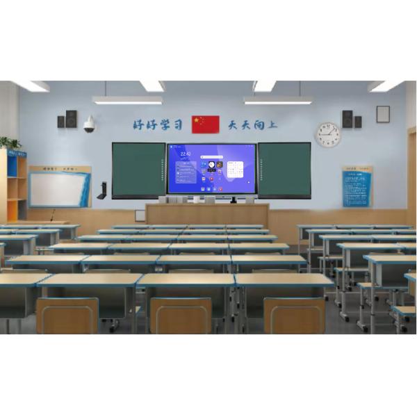 IBoard Factory Android 14 8+128G Win 11 Dual System Interactive Flat Panel IR 20 Touch Supported With Screen Share Interactive Whiteboard With Marker