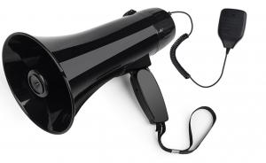 China Customizable Military Megaphone 8h Battery Life Dry Cell Battery Operated Megaphone on sale