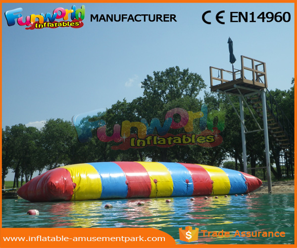 0.9mm PVC Tarpaulin Inflatable Water Trampoline Inflatable Jumping Pillow