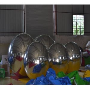 Buy cheap Fireproof PVC Reflection Inflatable Advertising Balloons Mirror Ornaments product