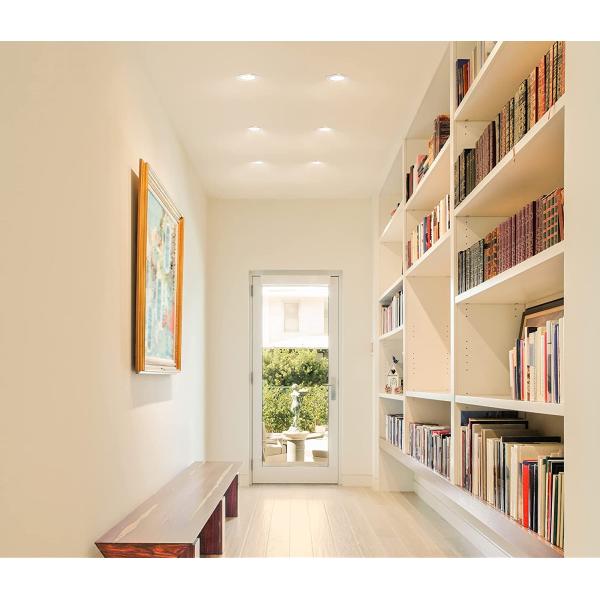 Plastic Backlit Flat Slim Round Panel Light 7W 5CCT 3 Inch Ultra Thin COB