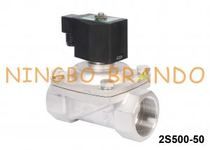 Buy cheap 2 Inch Electric Water Solenoid Valve Stainless Steel 24V 220V product