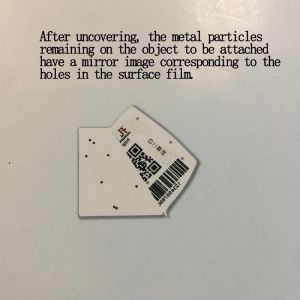 Buy cheap Waterproof And Rectangle Shape Double Layer Labels With Writable Surface product