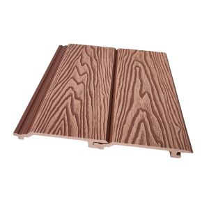 China Outdoor Guofeng Wood Plastic Composite Wpc Wall Panel Board Decorative Wpc Panel Waterproof House Cladding Panel on sale