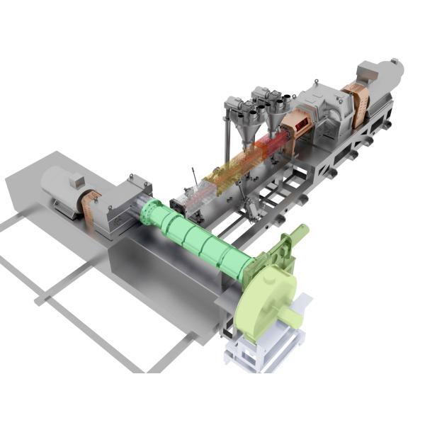 Four Pins Reciprocating Kneader Extruder Machine Self Cleaning GWHS Series