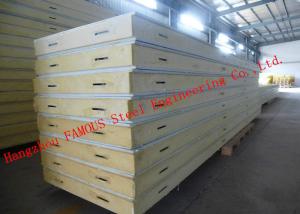 China Customized Heat Insulation Cost Saving Insulated PU Sandwich Panels For Wall Systems on sale