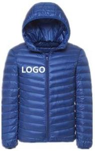Buy cheap Windproof Mens Light Down Jacket With Hood , Mens Feather Down Coat product