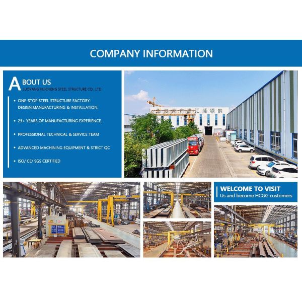 Steel H-beam structural application in construction
