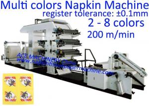 Buy cheap Napkin Printing Machine With Best Quality Printing On Napkins From China product