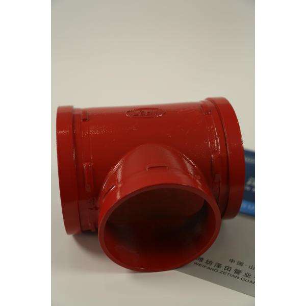 Ductile Iron Grooved Tee Fast Delievery For Construction Machinery