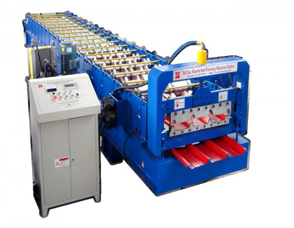 Quality Colored Steel Roofing Sheet Roll Forming Machine Corrugated Steel Sheet Making Machine for sale