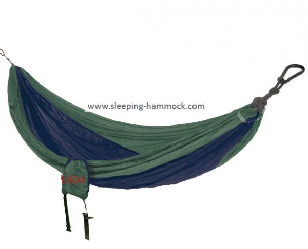 Quality 70D 2 Person Parachute Hammock Tree Travel Camping Portable Blue Hunter Green for sale
