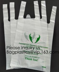 Buy cheap Cheap T-Shirt Compostable Bags Biodegradable Bag For Food, T-Shirt Garment Plastic Bags Compostable 100% Biodegradable product