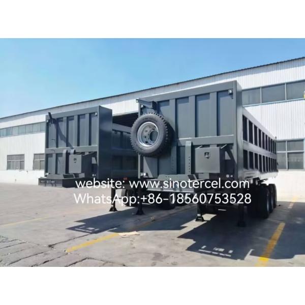 3 Axles Dumping Tipper Semi Trailer Front Lifting Hydraulic Large-capacity and efficient loading and unloading