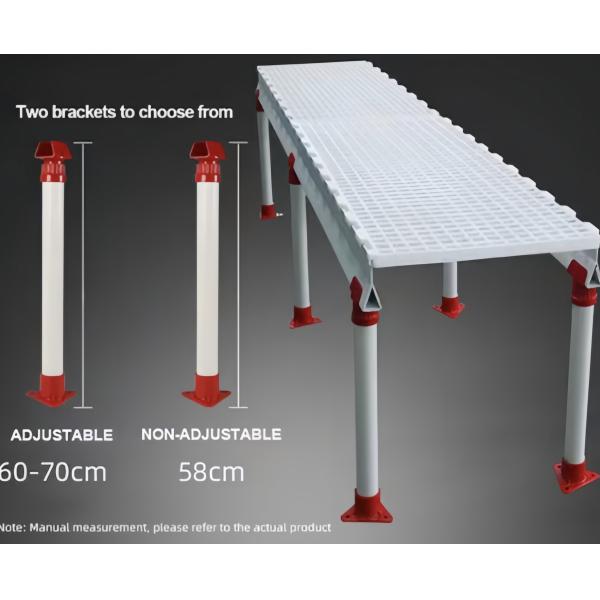 Non Slip Poultry Farm Equipment Plastic Slatted Flooring For Broiler Chicken