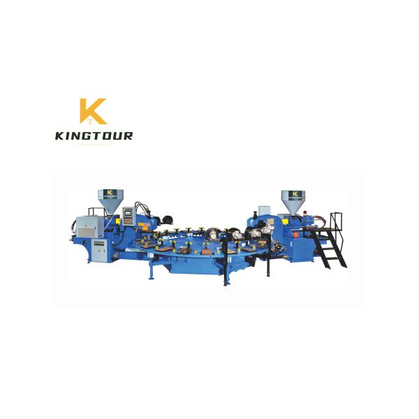 12 Station Shoe Sole Making Machine 18500W Shoe Sole Injection Moulding Machine