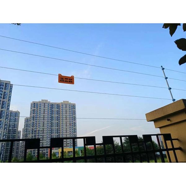 Vandal Resistant Galvanized Electric Perimeter Security Fence For Farm