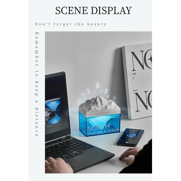 Iceberg Diffuser Stone Decoration Car Aromatherapy Essential Oil Bedroom Without Fire Aromatherapy Night Light