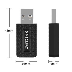 China 400Mbps 2.4 GHz USB Wifi Dongle XHT6B14 Realtek 8812BU on sale