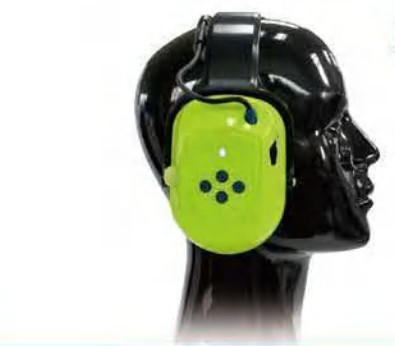 ANSI Specification Electronic Ear Muff with Noise Reduction and ABS Material for Industrial Safety