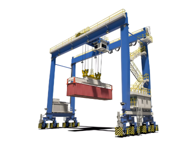 RTG Crane technical diagram